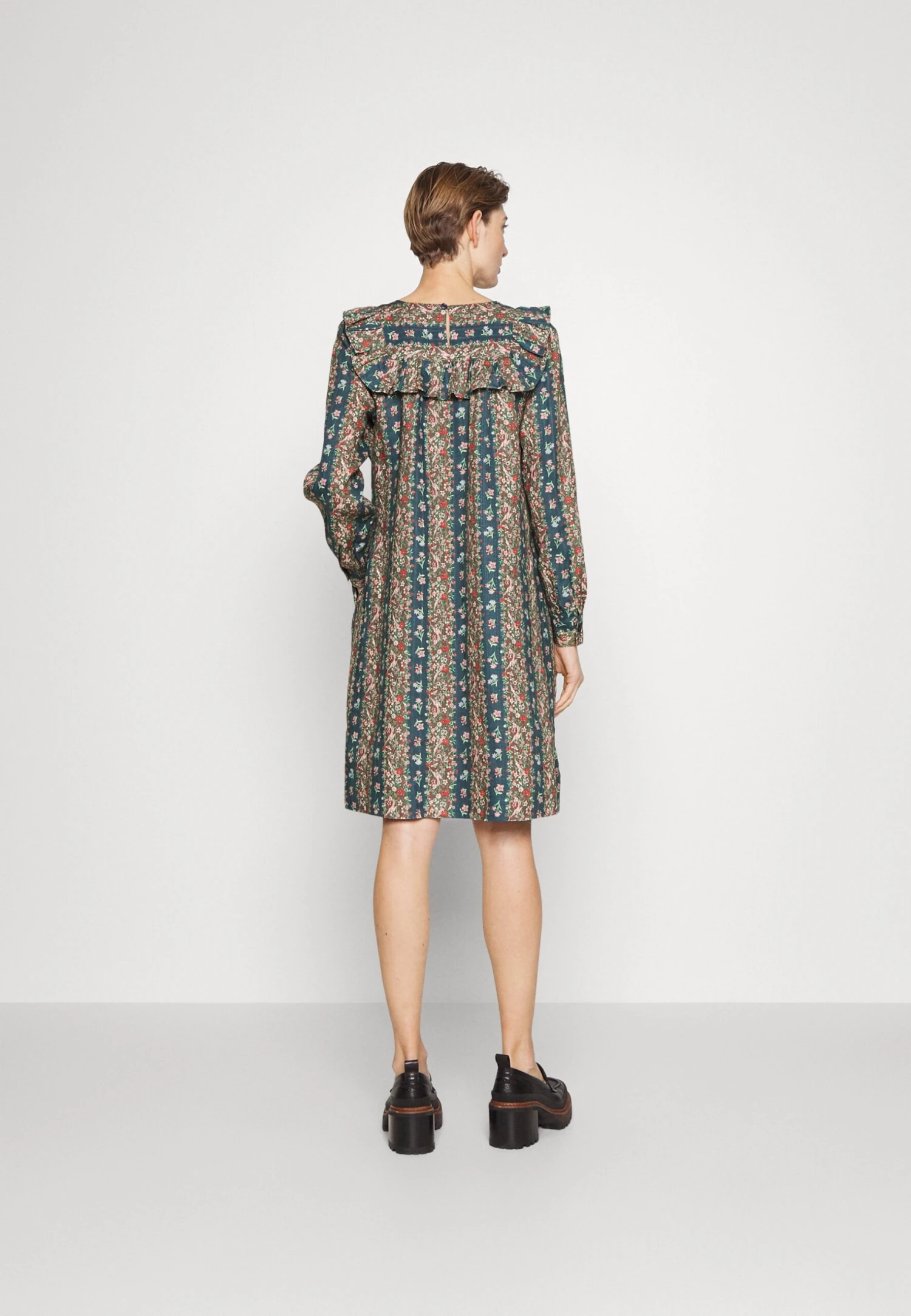 See By Chloé Robe De Jour - Multicolor Blue 5 See By Chloé Robe De Jour - Multicolor Blue – Image 3