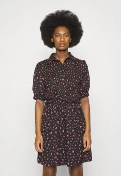 See By Chloé Robe Chemise - Black/Red -Chloé 044af7d3758a4703a6b09e0b89edfc5e