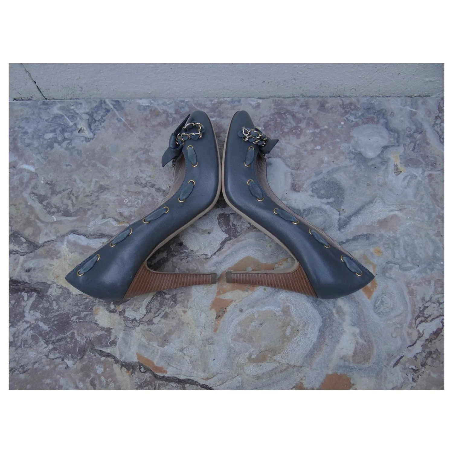 Chloé Talons Gris 6 Chloé Talons Gris – Image 4