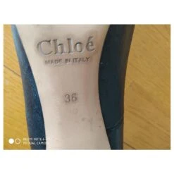 Chloé Escarpins à Volants En Cuir Noir -Chloé 146948 5