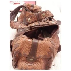 Chloé SAC CHLOE PYTHON Marron Foncé -Chloé 159055 2