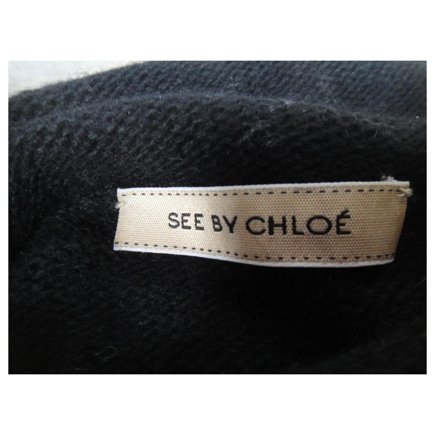 Pull Tnique See By Chloé Taille M Noir 4 Pull Tnique See By Chloé Taille M Noir – Image 2