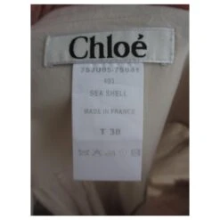 Jupe Chloé Modèle Sea Shell Beige -Chloé 161925 3