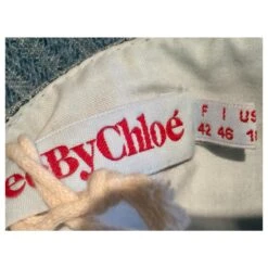 See By Chloé Jupe Patineuse En Jean Bleu -Chloé 231828 5