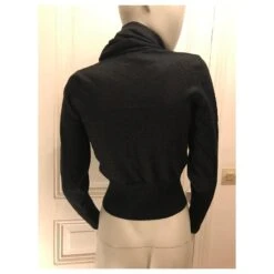 Chloé Pull Col Dégueuli Gris Anthracite 11 Chloé Pull Col Dégueuli Gris Anthracite -Chloé 241028 4