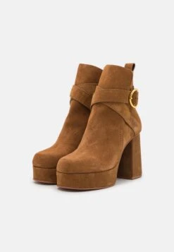 See By Chloé Lyna - Bottines À Plateau - Tan -Chloé 251987d1b5ec435585b7b1d833b15ade