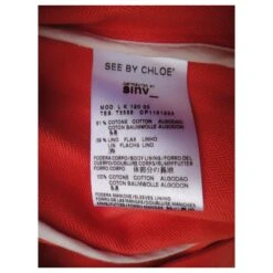 See By Chloé Manteau D'été See By Chloé T 36 Orange -Chloé 273071 6