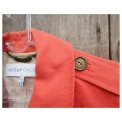 See By Chloé Manteau D'été See By Chloé T 36 Orange -Chloé 273071 7