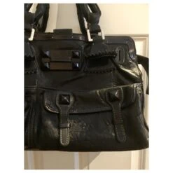 Chloé Grand Sac à Main Chloe Eruviru Noir (Porté épaule) Vintage -Chloé 278868 8