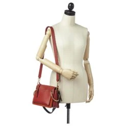 Chloé Sac à Bandoulière En Cuir Chloe Red Roy Rouge 14 Chloé Sac à Bandoulière En Cuir Chloe Red Roy Rouge -Chloé 286351 6