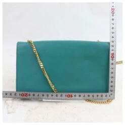 Sac à Rabat Chloé En Cuir Tricolore Avec Chaîne Vert -Chloé 289730 6