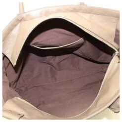 Chloé Grand Sac Cabas Zippé Sac Porté épaule En Cuir Marron -Chloé 289883 3