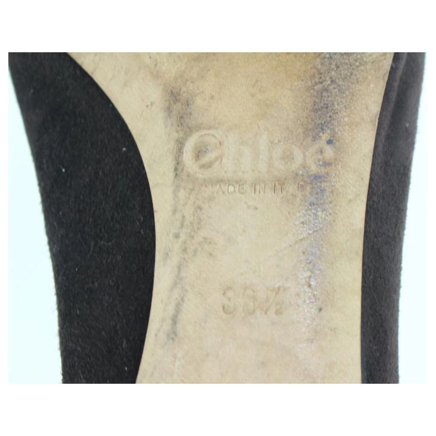 Chloé Ballerines En Daim Festonnées Lauren Ballerina Marron 7 Chloé Ballerines En Daim Festonnées Lauren Ballerina Marron – Image 5