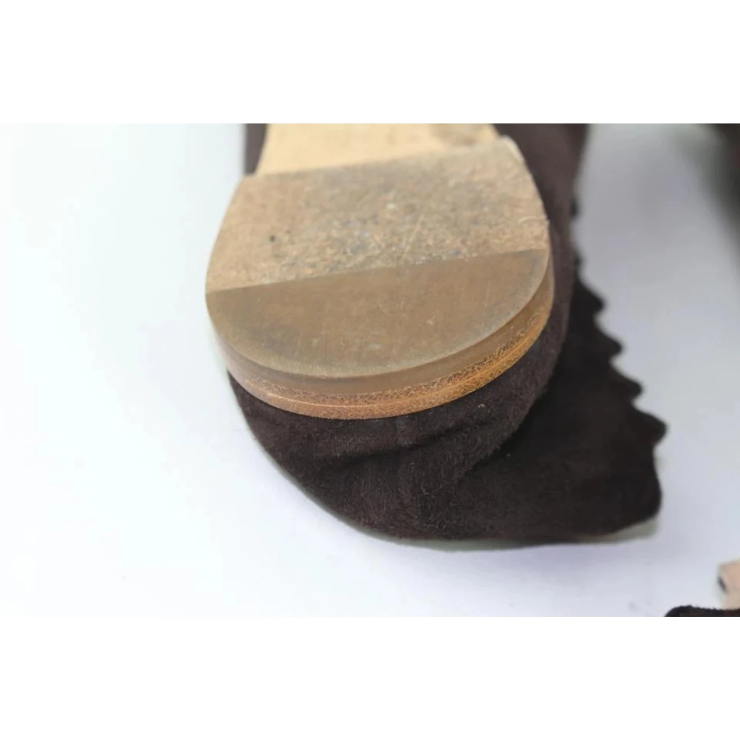 Chloé Ballerines En Daim Festonnées Lauren Ballerina Marron 8 Chloé Ballerines En Daim Festonnées Lauren Ballerina Marron – Image 6