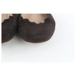 Chloé Ballerines En Daim Festonnées Lauren Ballerina Marron 19 Chloé Ballerines En Daim Festonnées Lauren Ballerina Marron -Chloé 289972 8