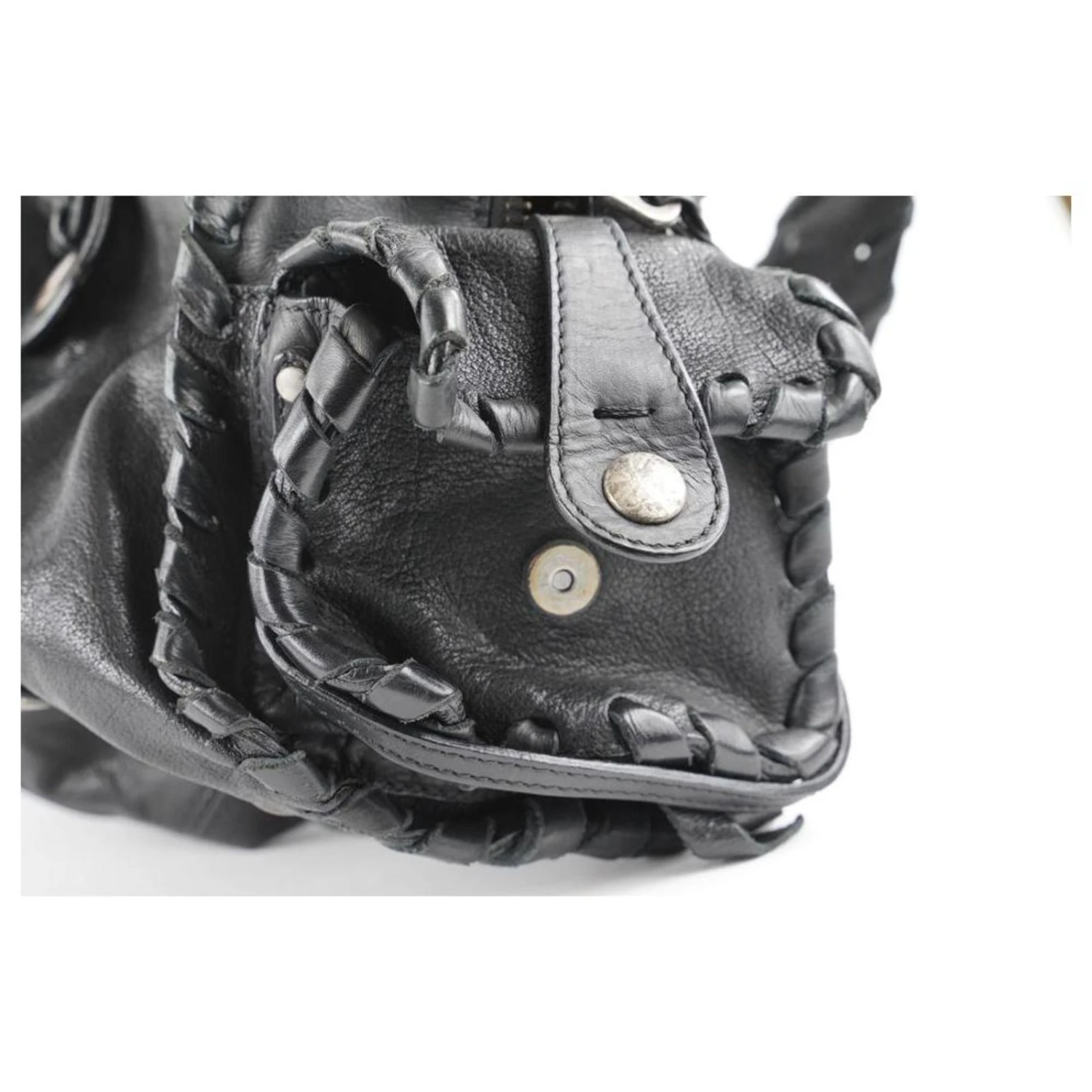 Chloé Sac Boston En Cuir Noir Silverado 5 Chloé Sac Boston En Cuir Noir Silverado – Image 3