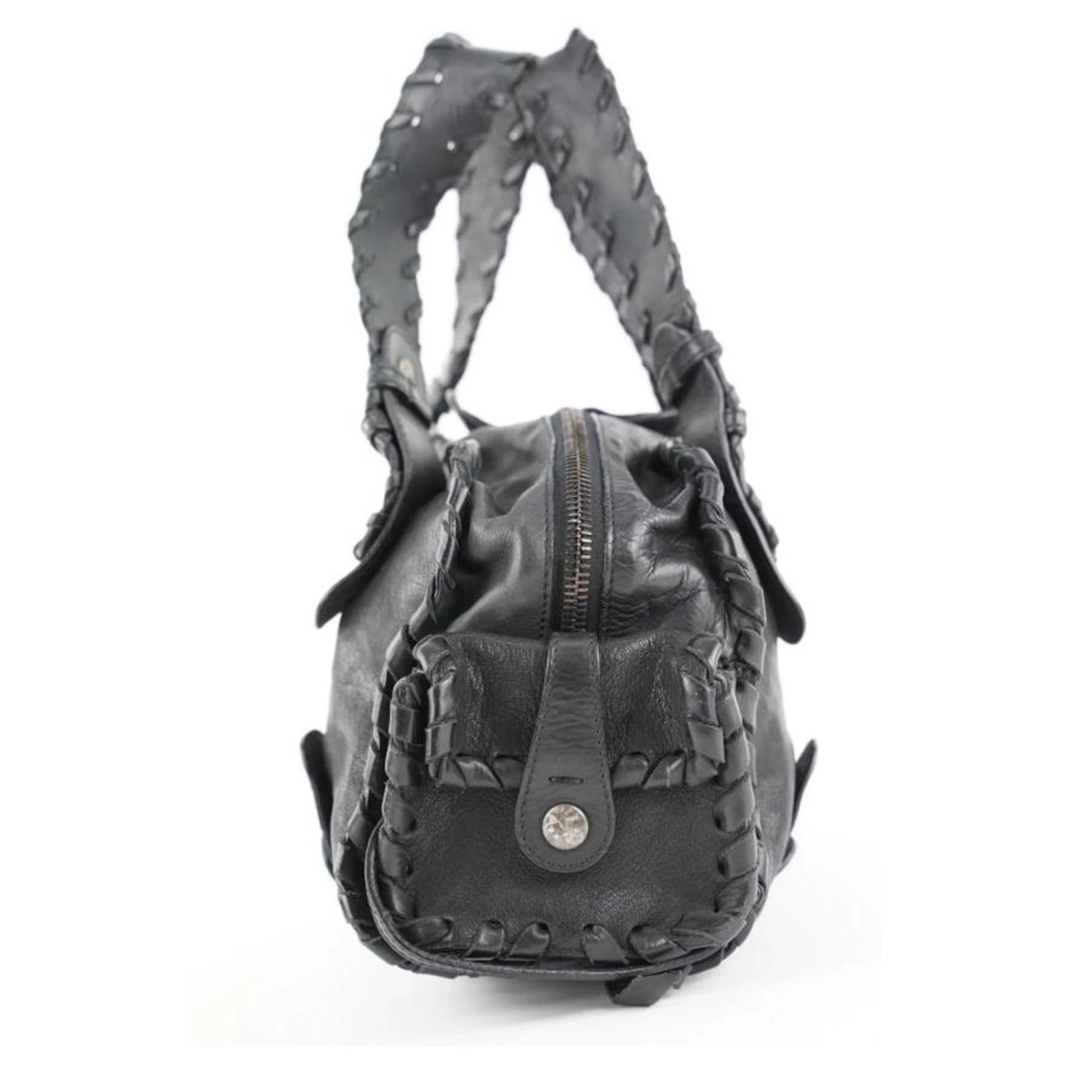 Chloé Sac Boston En Cuir Noir Silverado 7 Chloé Sac Boston En Cuir Noir Silverado – Image 5