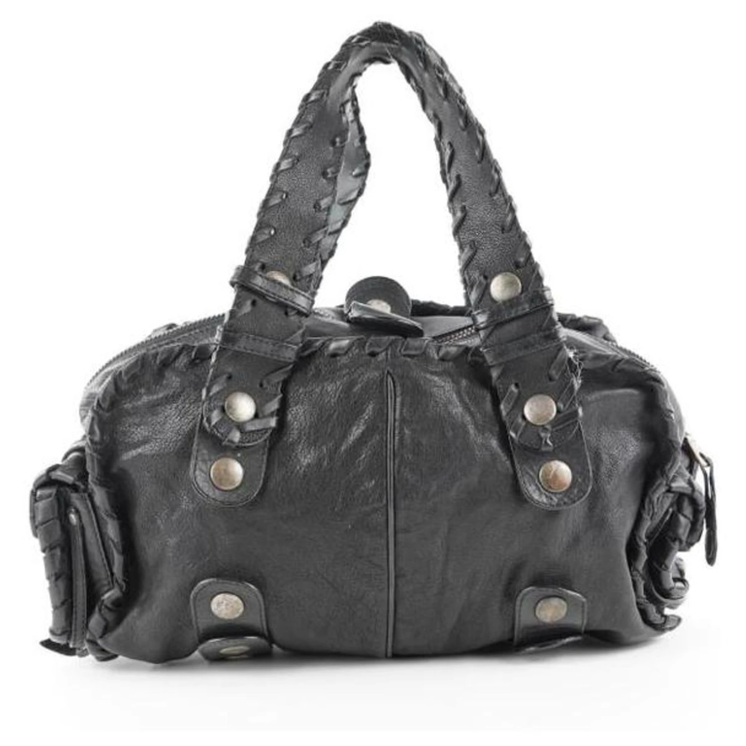 Chloé Sac Boston En Cuir Noir Silverado 9 Chloé Sac Boston En Cuir Noir Silverado – Image 7