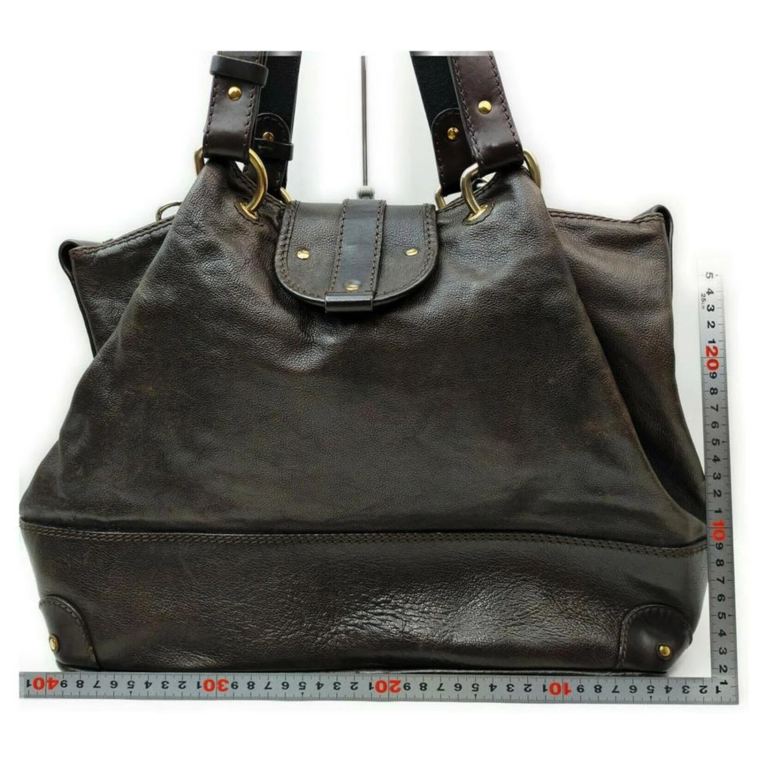 Chloé Sac Porté épaule Kerala En Cuir Marron Foncé 7 Chloé Sac Porté épaule Kerala En Cuir Marron Foncé – Image 5