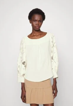 See By Chloé T-Shirt À Manches Longues - White Pink