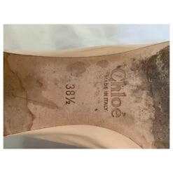 Chloé Chaussures Plates Lauren En Cuir Verni Nude Chair 19 Chloé Chaussures Plates Lauren En Cuir Verni Nude Chair -Chloé 315795 8