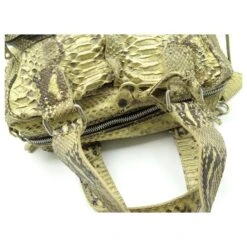 Chloé SAC A MAIN CHLOE BETTY EN CUIR PYTHON JAUNE YELLOW SNAKE LEATHER HAND BAG -Chloé 329997 7