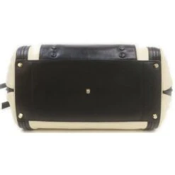 Chloé Sac De Sport Boston Bicolore Noir Avec Sangle -Chloé 330790 7