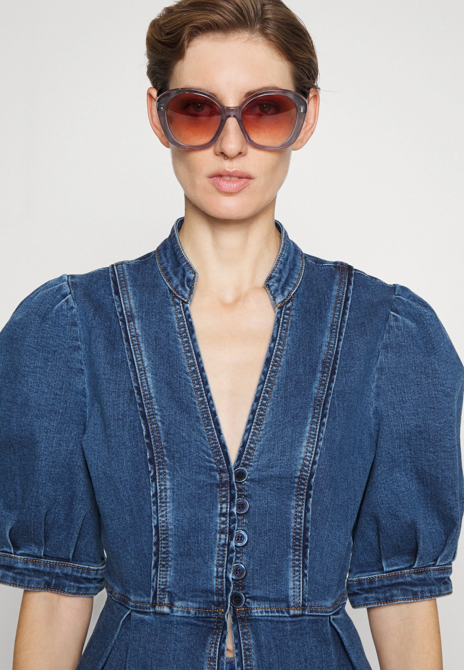 See By Chloé Blouse - Deep Denim 6 See By Chloé Blouse - Deep Denim – Image 4
