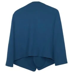 Blazer Court Chloé En Crêpe De Laine Bleu 11 Blazer Court Chloé En Crêpe De Laine Bleu -Chloé 418908 5
