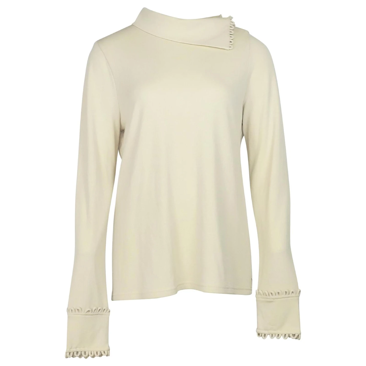 See By Chloé See By Chloe Haut à Col Montant En Viscose Crème Blanc Écru 5 See By Chloé See By Chloe Haut à Col Montant En Viscose Crème Blanc Écru – Image 3