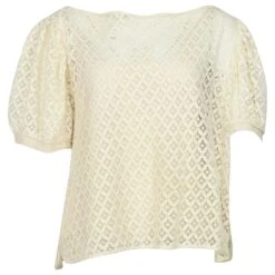 See By Chloé Haut En Dentelle See By Chloe En Coton Crème Blanc Écru 11 See By Chloé Haut En Dentelle See By Chloe En Coton Crème Blanc Écru -Chloé 428526 3