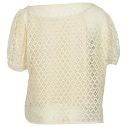 See By Chloé Haut En Dentelle See By Chloe En Coton Crème Blanc Écru 12 See By Chloé Haut En Dentelle See By Chloe En Coton Crème Blanc Écru -Chloé 428526 4