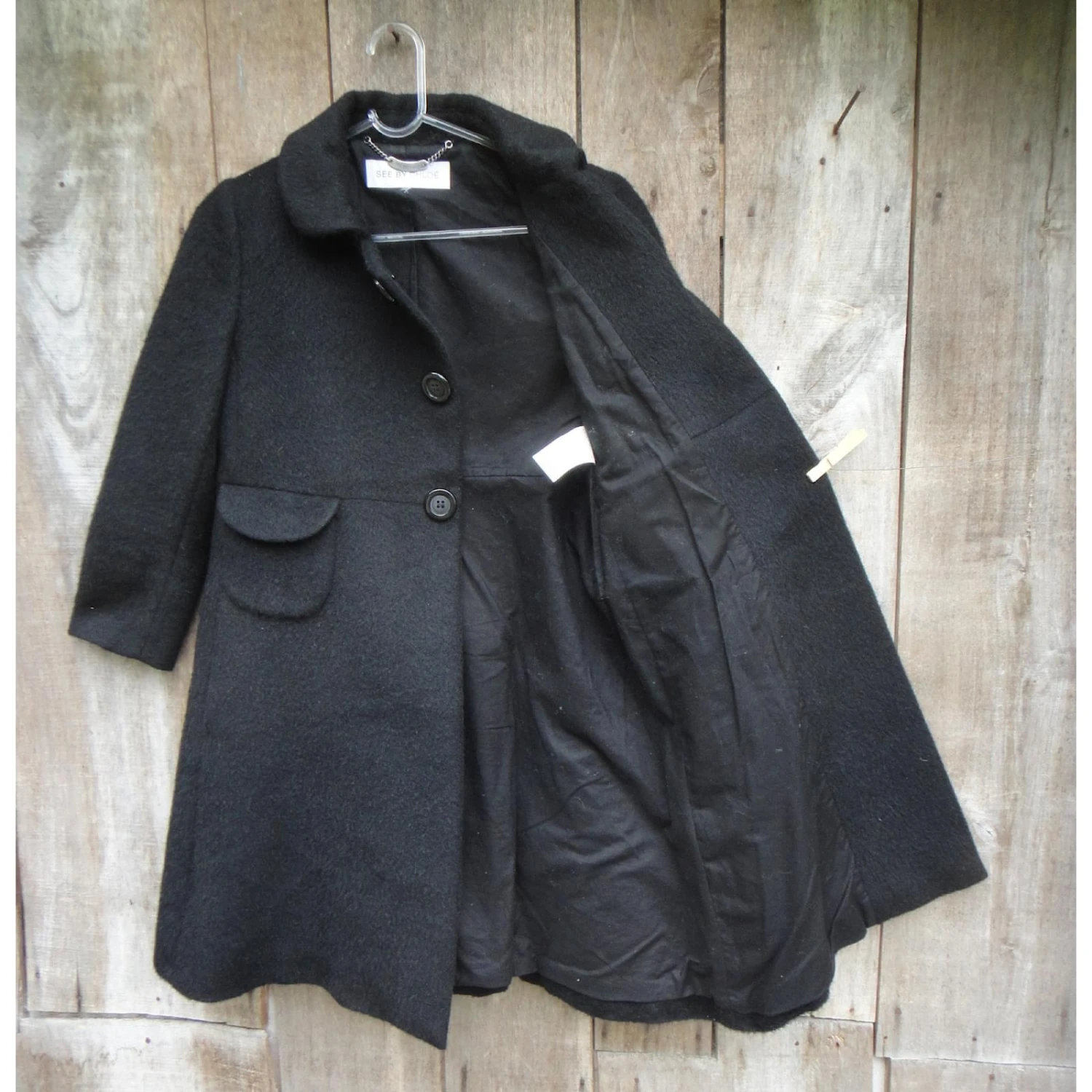 See By Chloé Manteau Noir 8 See By Chloé Manteau Noir – Image 6