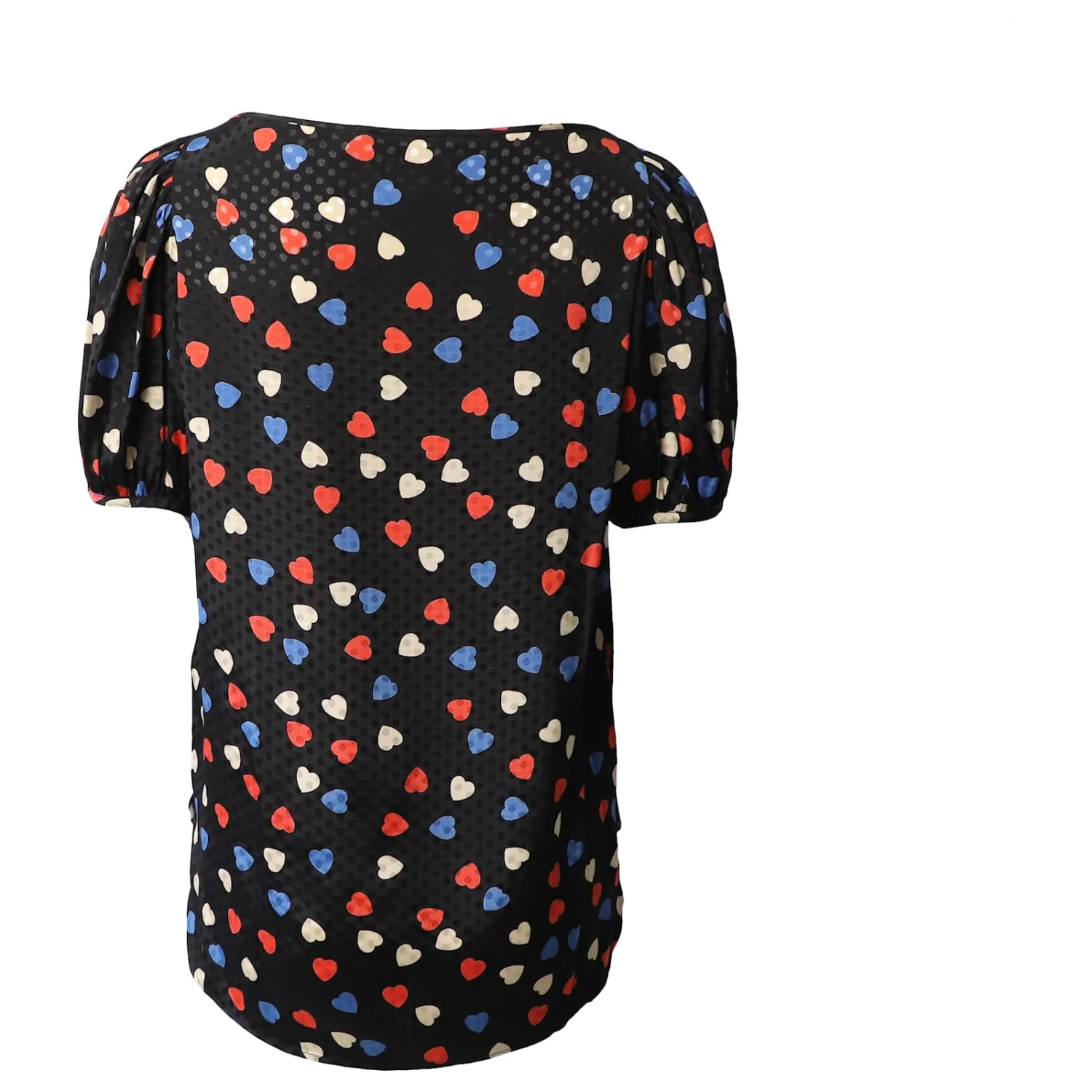 See By Chloé See By Chloe Chemisier à Imprimé Cœur En Viscose Noire 5 See By Chloé See By Chloe Chemisier à Imprimé Cœur En Viscose Noire – Image 3