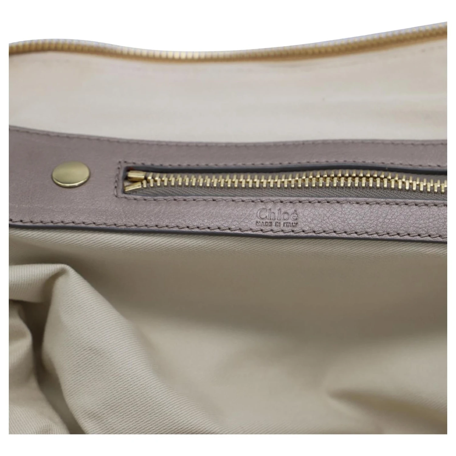 Chloé Grand Sac à Compartiments Matelassé En Cuir Beige 7 Chloé Grand Sac à Compartiments Matelassé En Cuir Beige – Image 5