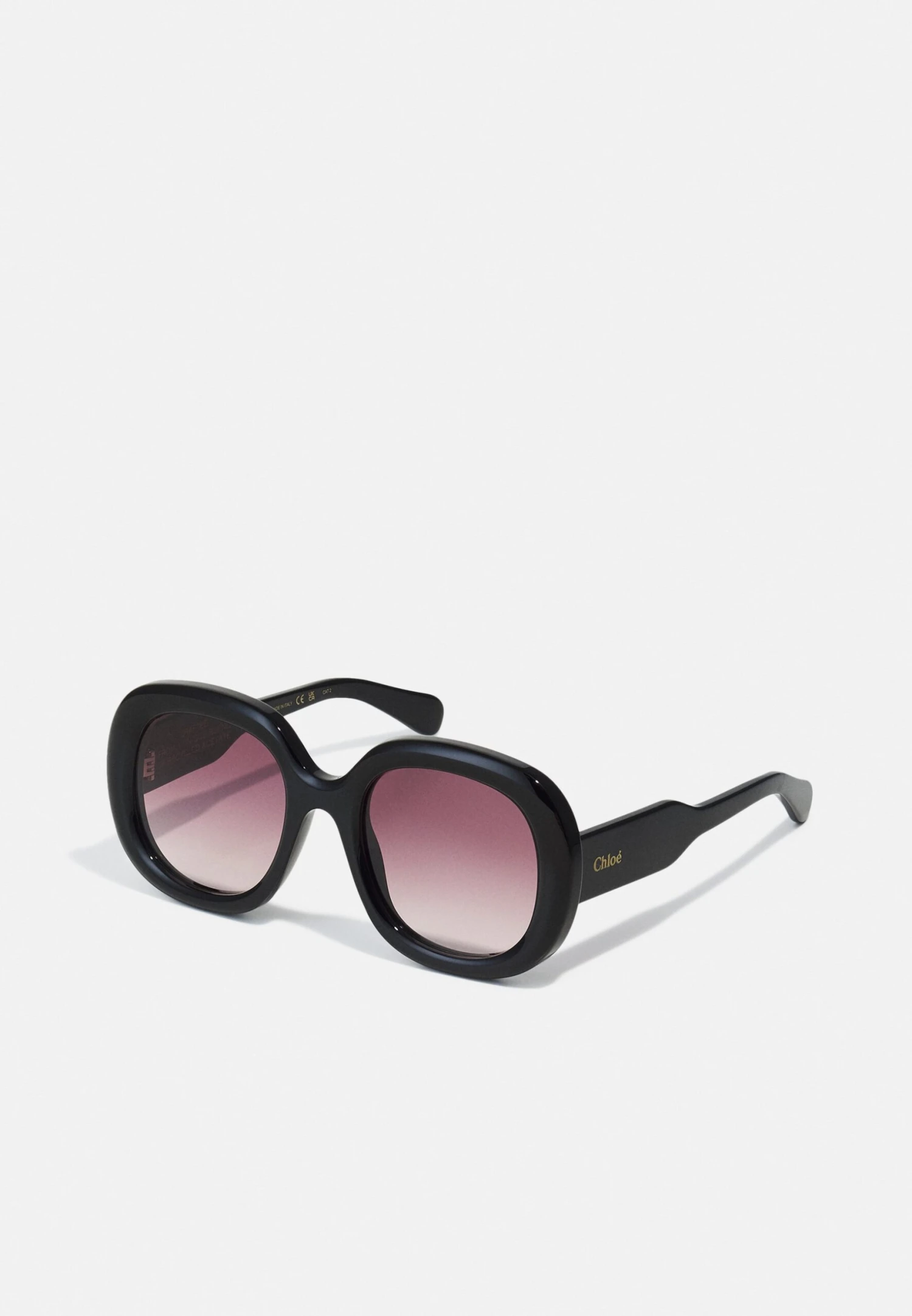 Chloé Gayia Oversized Square 100% Recycled Acetate Sunglasses - Lunettes De Soleil - Black/Red 3 Chloé Gayia Oversized Square 100% Recycled Acetate Sunglasses - Lunettes De Soleil - Black/Red