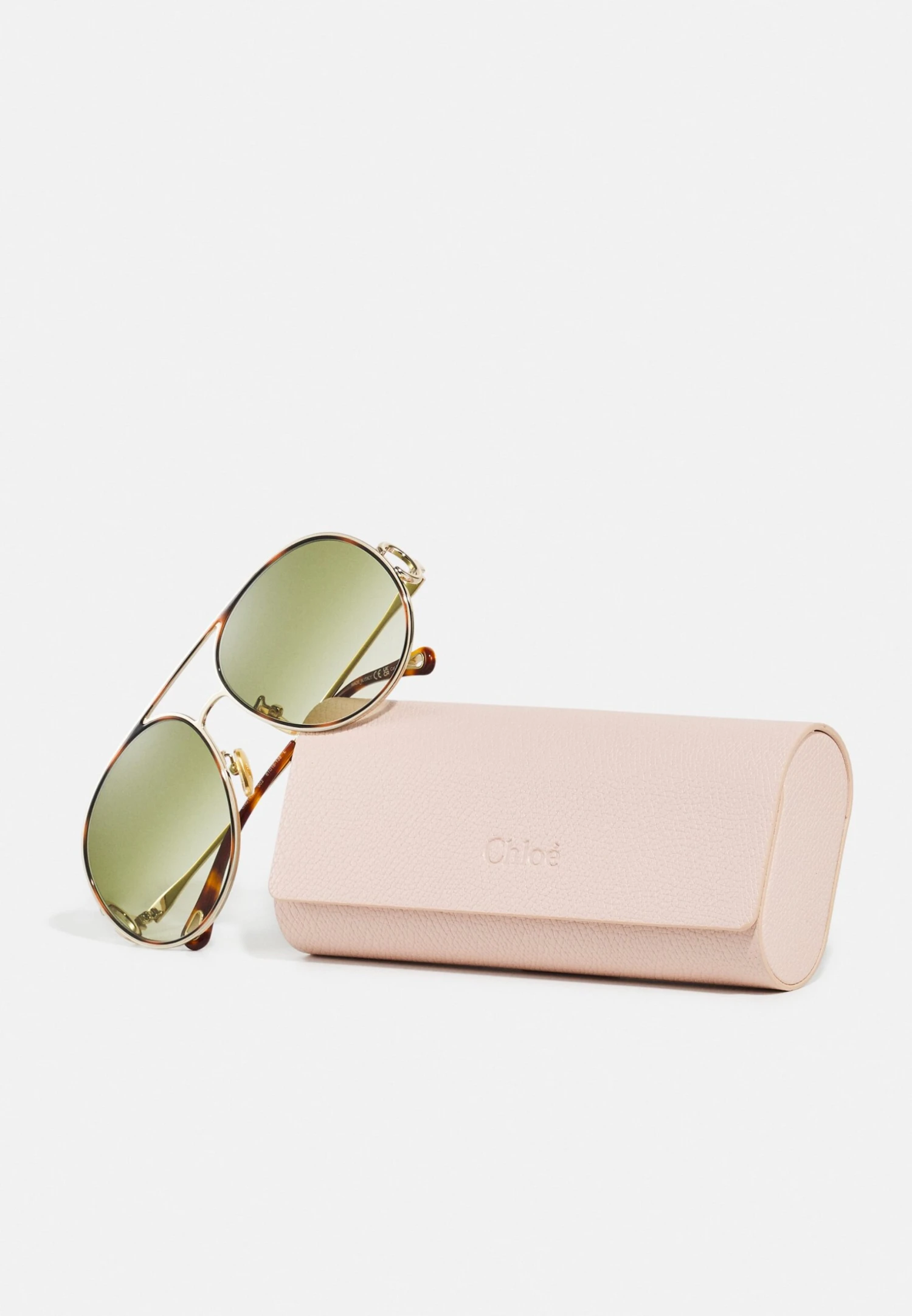Chloé Austine Oversized Aviator Metal Sunglasses - Lunettes De Soleil - Gold-Coloured 6 Chloé Austine Oversized Aviator Metal Sunglasses - Lunettes De Soleil - Gold-Coloured – Image 4