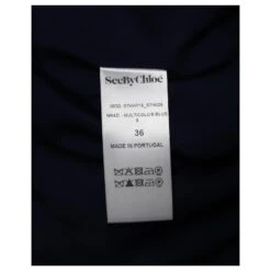 See By Chloé Chemisier En Georgette Fleurie à Volants En Polyester Noir 17 See By Chloé Chemisier En Georgette Fleurie à Volants En Polyester Noir -Chloé 516888 8