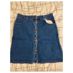 See By Chloé Mini Jupe En Jean See By Chloe Bleu -Chloé 523476 4