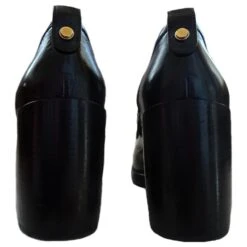 Chloé TALONS PLATEFORMES CHLOÉ EN CUIR NOIR -Chloé 524611 3