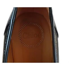 Chloé TALONS PLATEFORMES CHLOÉ EN CUIR NOIR -Chloé 524611 8