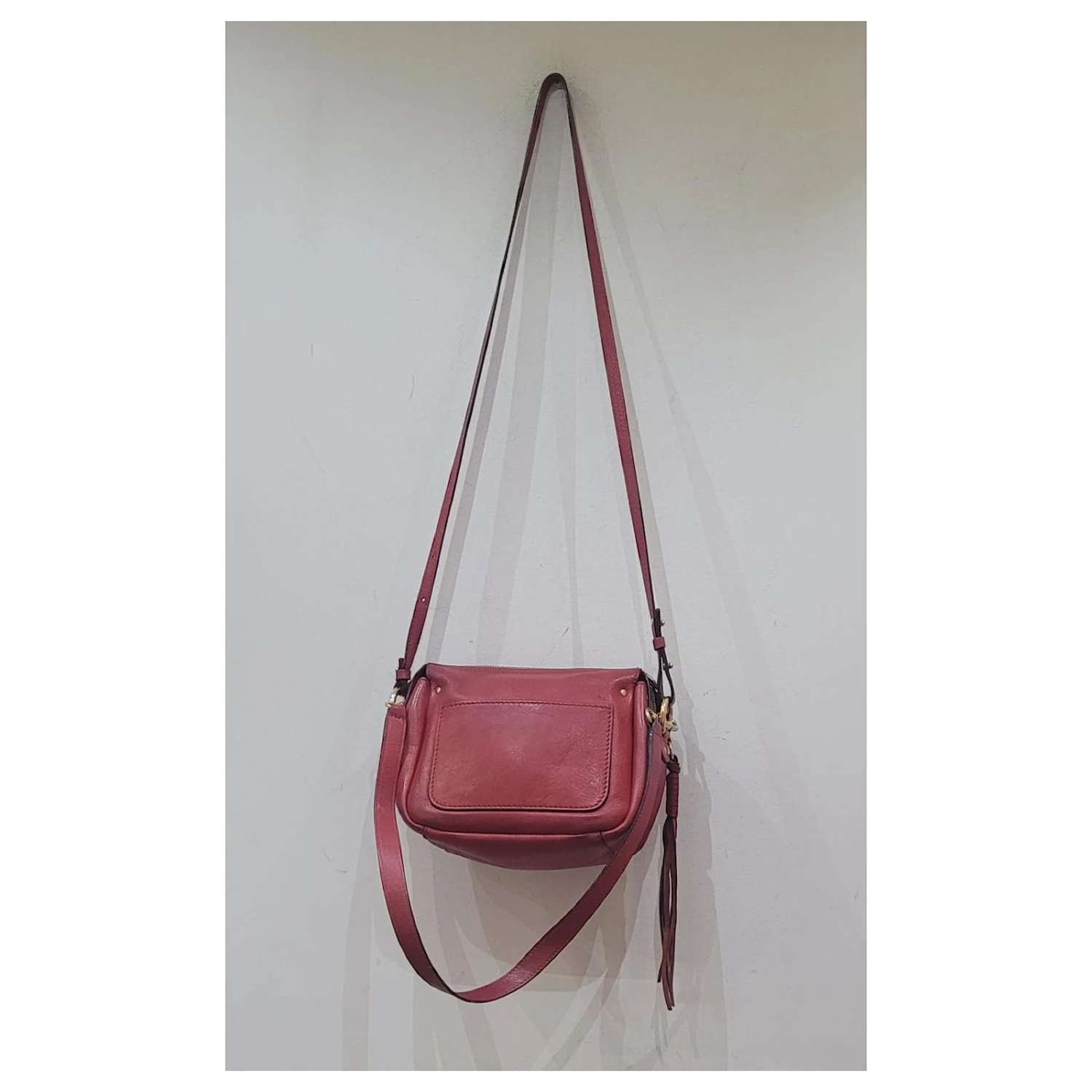 Sac à Bandoulière Rouge Chloé 4 Sac à Bandoulière Rouge Chloé – Image 2