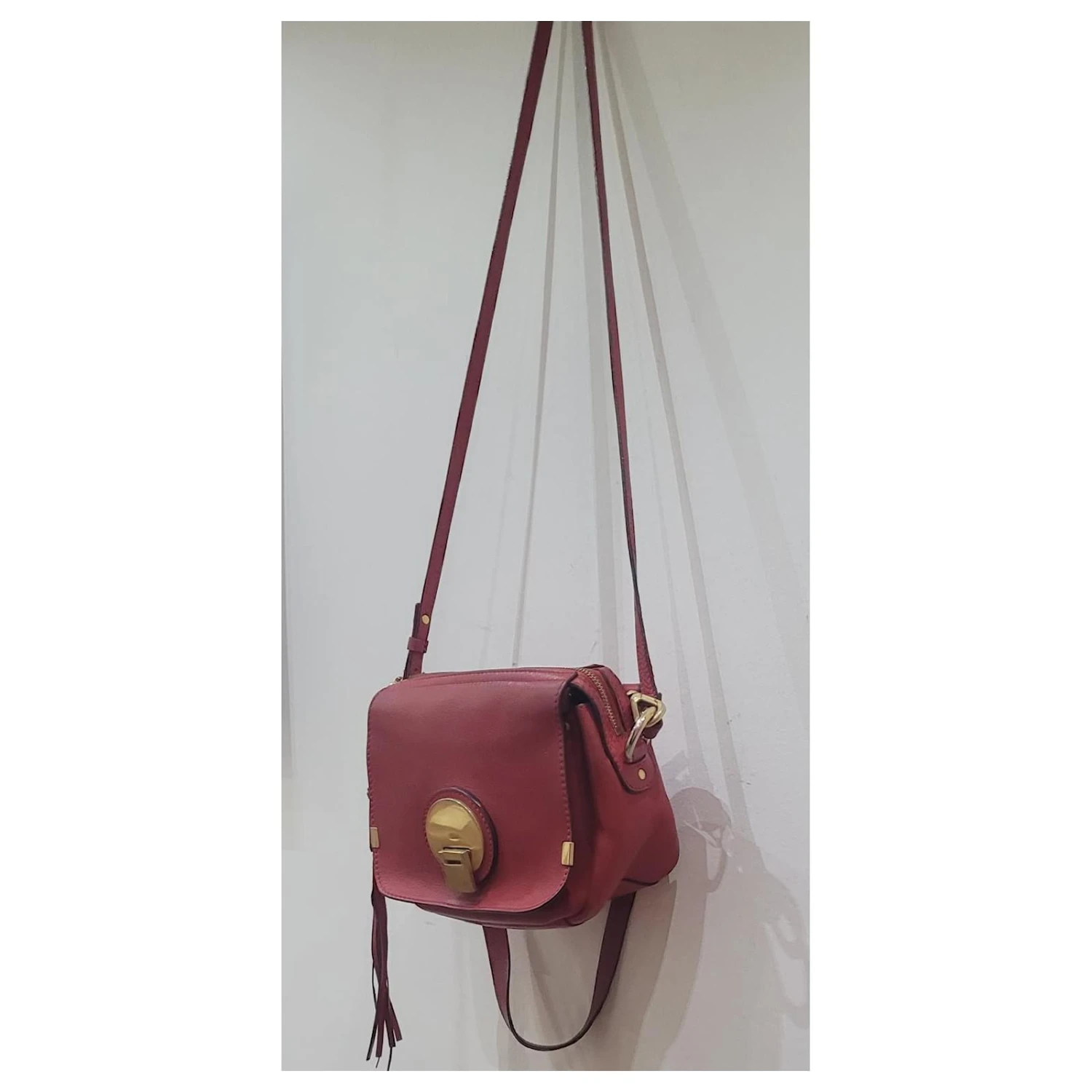 Sac à Bandoulière Rouge Chloé 5 Sac à Bandoulière Rouge Chloé – Image 3