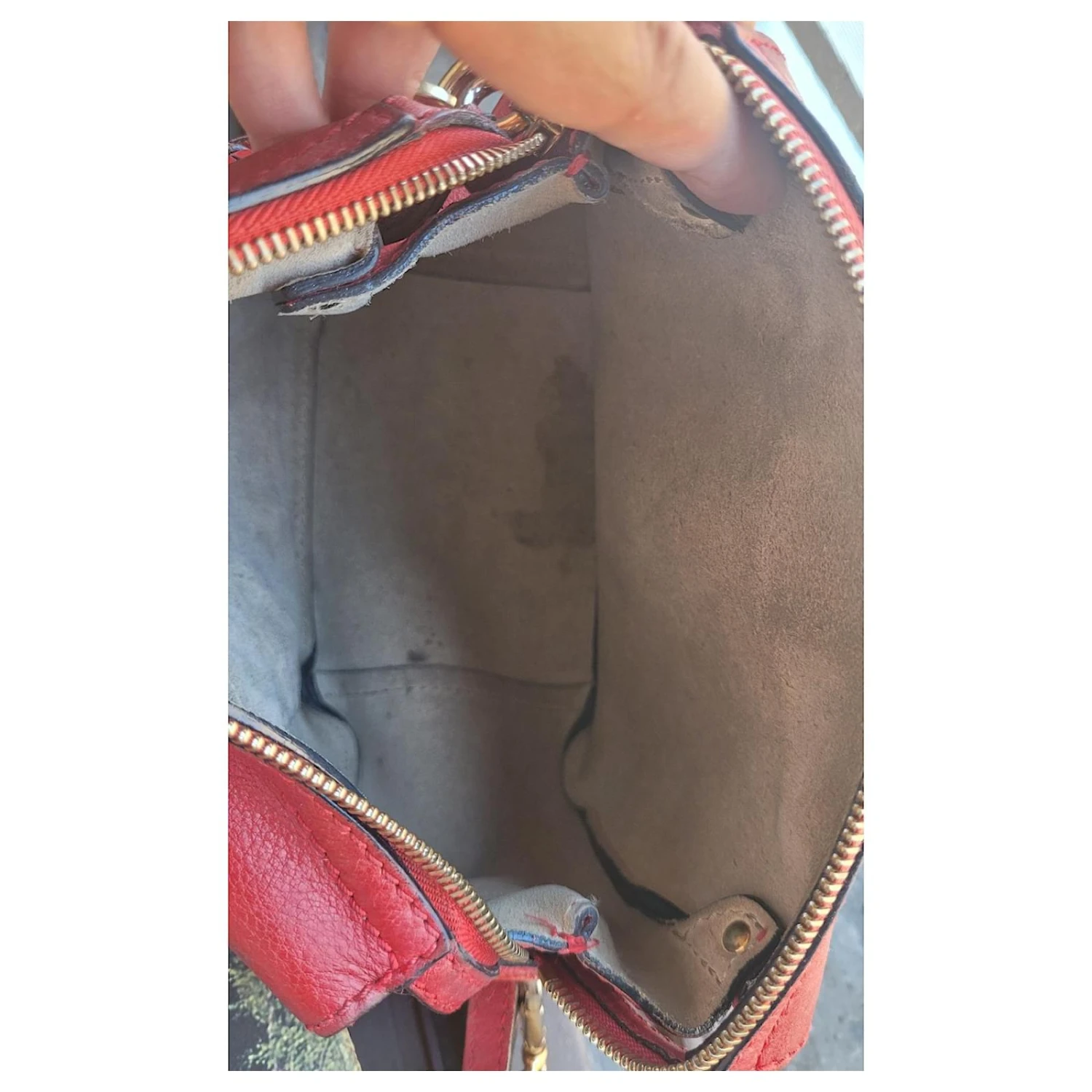 Sac à Bandoulière Rouge Chloé 8 Sac à Bandoulière Rouge Chloé – Image 6