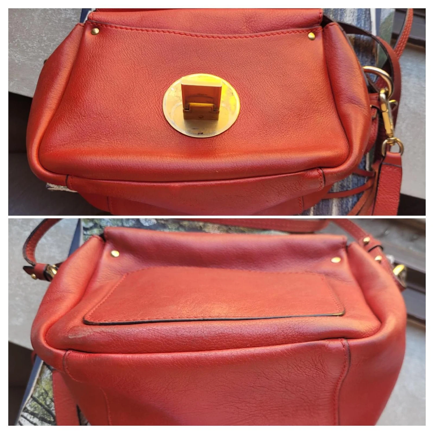 Sac à Bandoulière Rouge Chloé 10 Sac à Bandoulière Rouge Chloé – Image 8