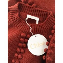 Chloé Pulls, Gilets Corail -Chloé 56888 4