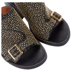 Chloé Mules Cloutées Dorées Métallisé -Chloé 578270 3