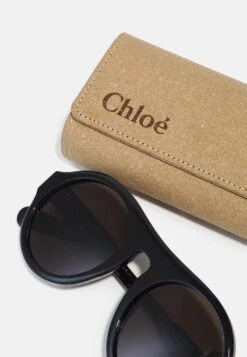 Chloé Lunettes De Soleil - Black/Brown -Chloé 58164eb9580b4cec9c11387e4788cc51