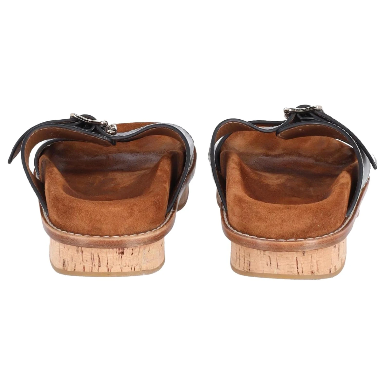 Chloé Chloe Marah Sandales Surpiquées En Cuir Marron 6 Chloé Chloe Marah Sandales Surpiquées En Cuir Marron – Image 4