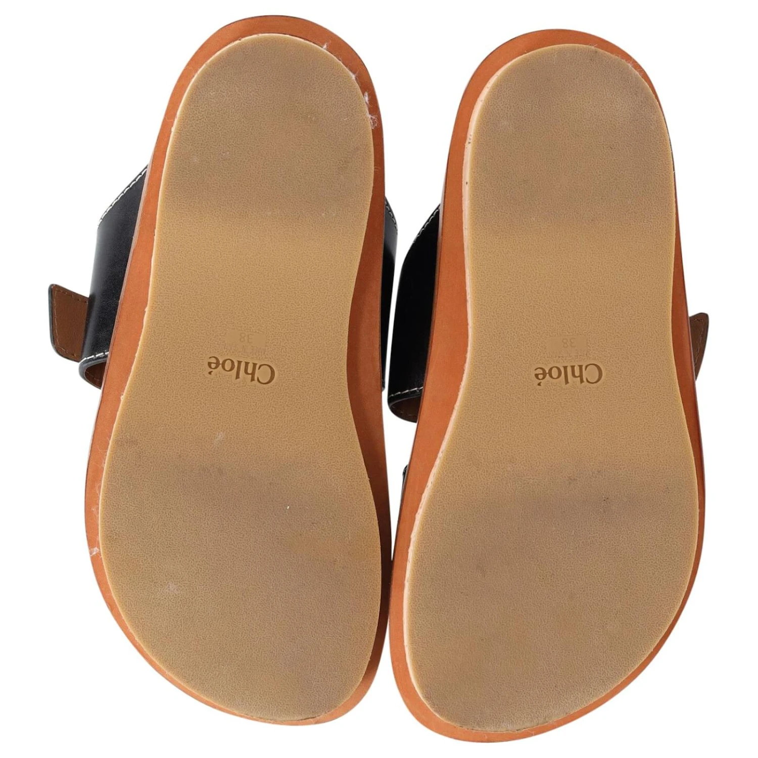 Chloé Chloe Marah Sandales Surpiquées En Cuir Marron 7 Chloé Chloe Marah Sandales Surpiquées En Cuir Marron – Image 5